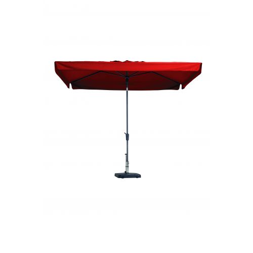 Parasol delos luxe 200x300 cm Polyester brick red grade 6