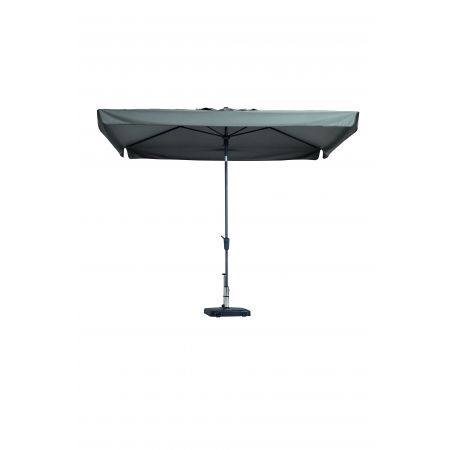 Parasol delos luxe 200x300 cm Polyester light grey grade 6