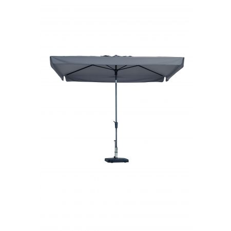 Parasol delos luxe 200x300 cm Polyester taupe grade 6