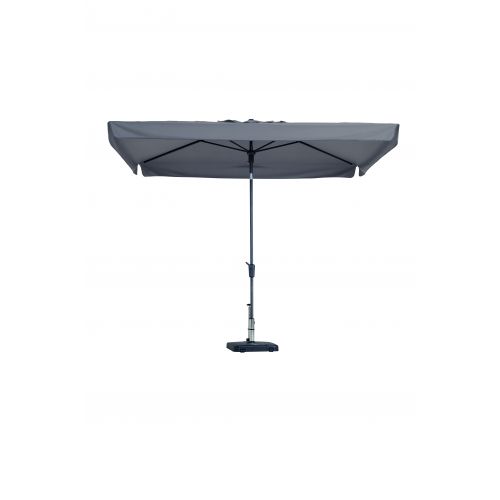 Parasol delos luxe 200x300 cm Polyester taupe grade 6