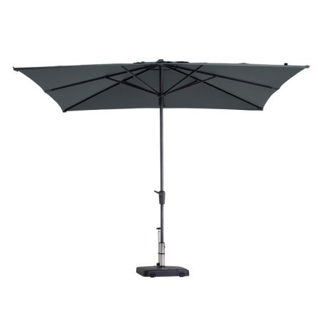 Madison Parasol syros luxe 280x280 cm Polyester grey grade 6