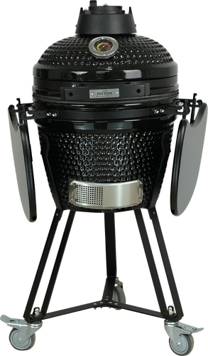Patton Kamado 16" zwart inclusief Heat deflector - afbeelding 2