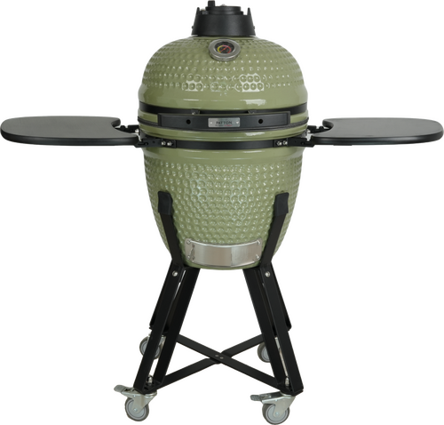 Patton Kamado 18" olijf groen inclusief Heat deflector - afbeelding 1