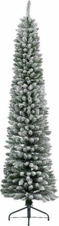 Pencil pine snowy h150cm groen/wit