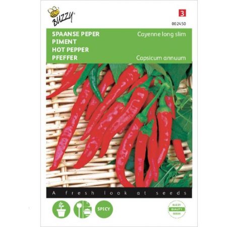 Peper cayenne-spaanse lange rd 1.5g