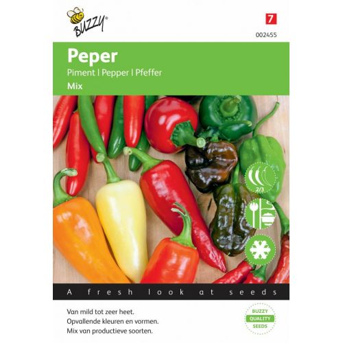 Peper mixed 5 soorten 5x5zdn