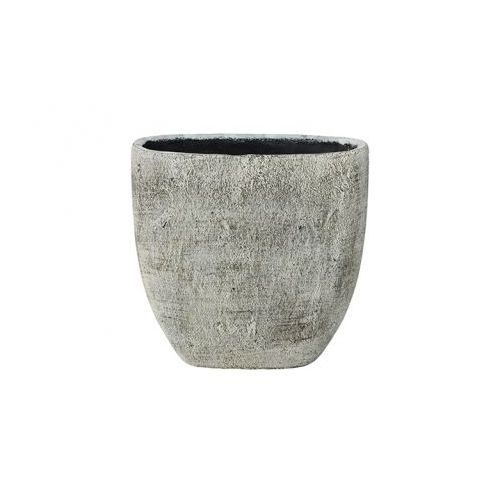 Ter Steege Planter anne l26b13h25 white earth