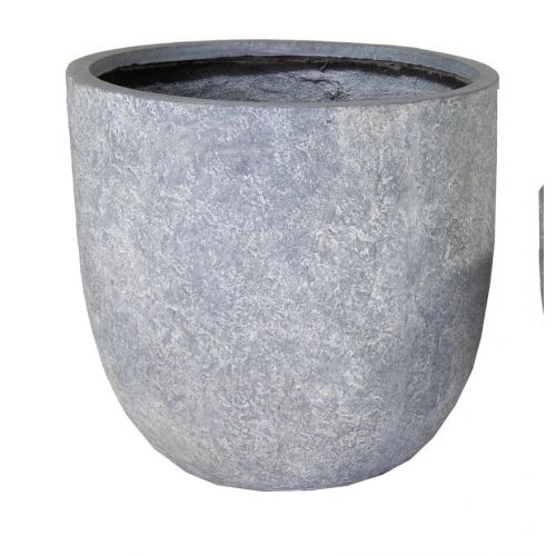 Mega Collections Pot egg arizona d25h25cm grijs - afbeelding 2