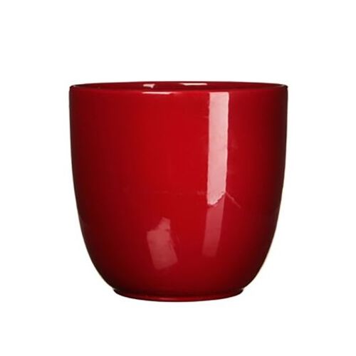 Mica Decorations Pot tusca d17h16cm d.rood glans