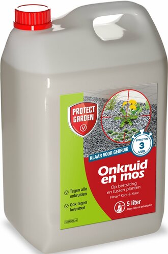 Protect Garden Flitser Kant & Klaar Onkruid Bestrijdingsmiddel - 5L - Tegen Onkruid en Mos