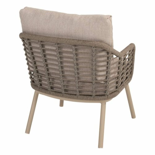 Puglia low dining chair latte with 2 cushions - afbeelding 2
