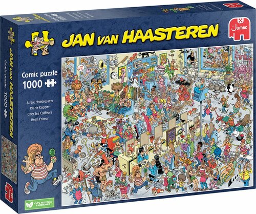 Puzzel bij de kapper 1000st