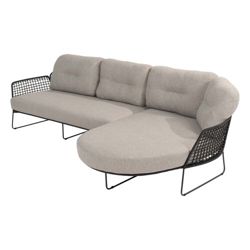 Rhodos chaise lounge left + 2 seater right arm with cushions - afbeelding 1