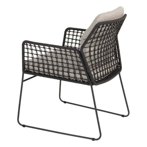 Rhodos dining chair anthracite with 2 cushions - afbeelding 2