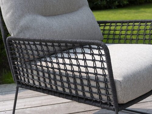 Rhodos living chair anthracite with 2 cushions - afbeelding 2