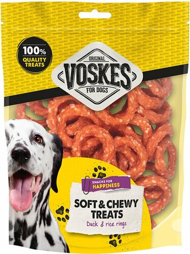 VOSKES Ringen eend&rijst 400g