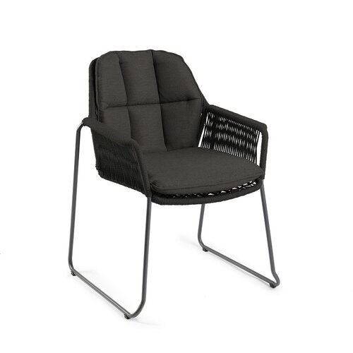 Rivera Dining Stackable Chair Black