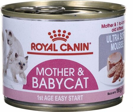 Mother & Babycat Mousse 195 gram.