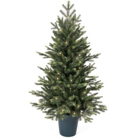Royal Christmas kunstkerstboom in pot LED - 105cm