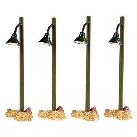 Lemax Rustic Street Lamp, Set Of 4, B/O (4.5V)