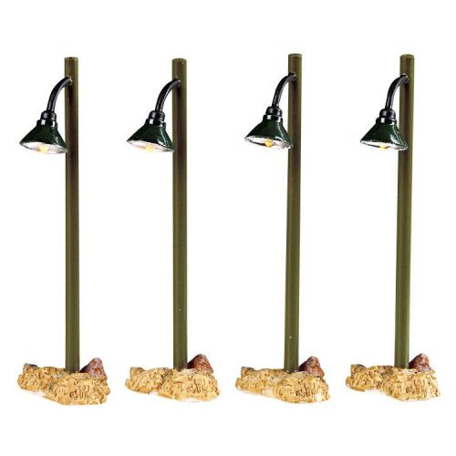 Lemax Rustic Street Lamp, Set Of 4, B/O (4.5V)