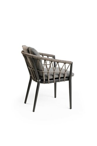 SantaFe Dining Chair Charcoal - afbeelding 2