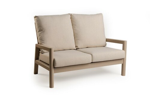 Sevilla Lounge Bench 2-Seater Champagne - afbeelding 1