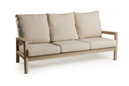 Sevilla Lounge Bench 3-Seater Champagne - afbeelding 1