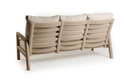 Sevilla Lounge Bench 3-Seater Champagne - afbeelding 2
