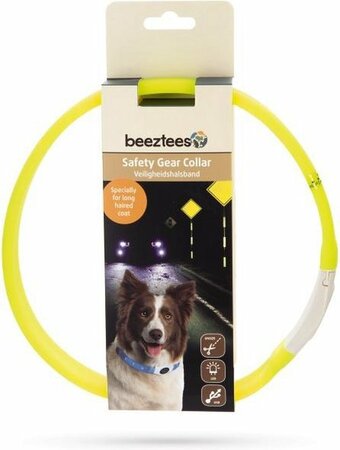 BEEZTEES Sg hlsb+usb glowy l65b2.5cm geel - afbeelding 1