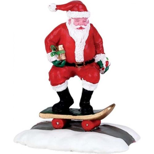 Lemax Skateboard Santa