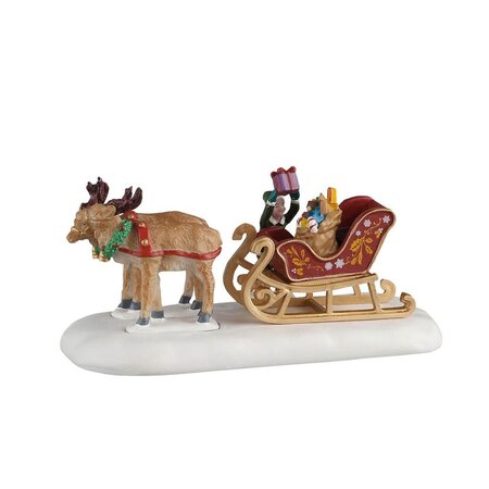 SLED OF TOYS