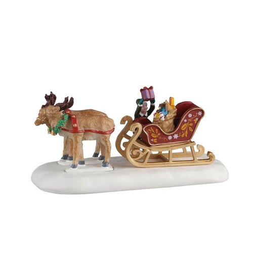 SLED OF TOYS