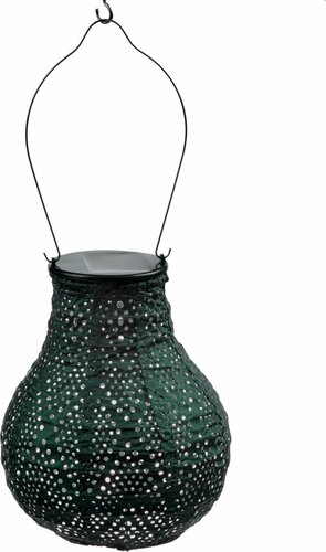 Solarlamp d16cm bulb ikat groen - afbeelding 1