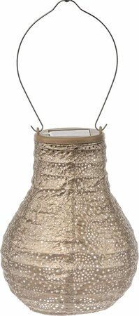 Solarlamp d16cm bulb occult goud - afbeelding 1