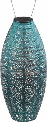 Solarlamp d20cm l.ovaal paisley blw - afbeelding 4