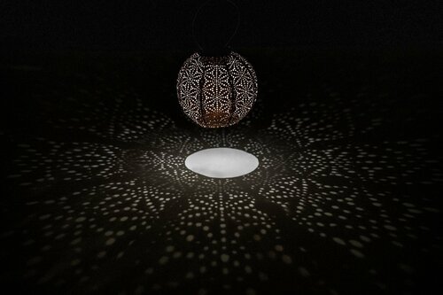 Solarlamp d20cm sashiko koper - afbeelding 3