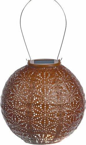 Solarlamp d20cm sashiko koper - afbeelding 1