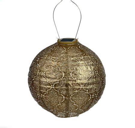 Solarlamp d30cm bazaar goud - afbeelding 1