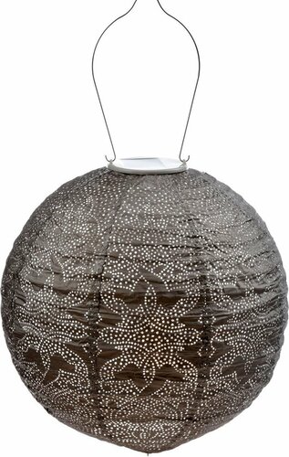 Solarlamp d30cm marrakesh taupe - afbeelding 4