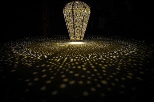 Solarlamp xl bal sashiko l.taupe - afbeelding 2