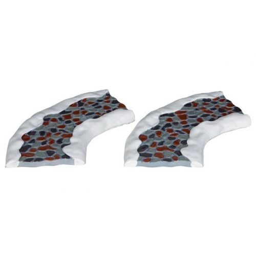 Lemax Stone Road - Curved, Set Of 2