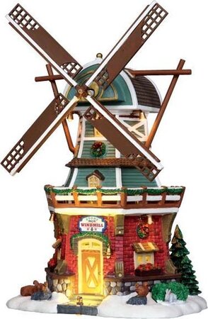 Lemax Stony Brook Windmill, With 4.5V Adapter