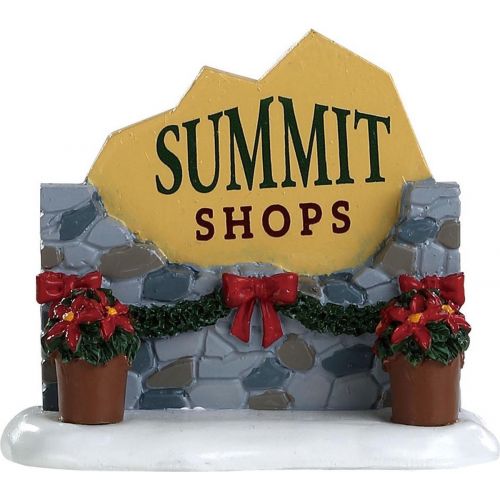 Lemax SUMMIT SIGN