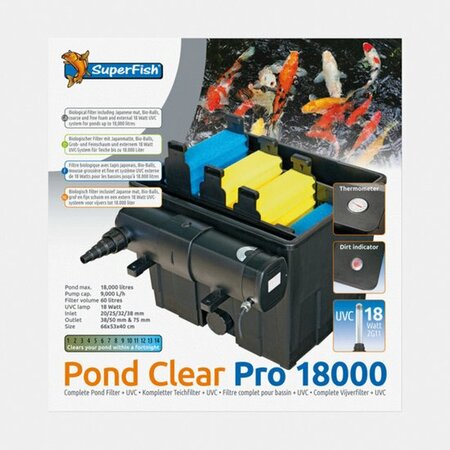 Pondclear pro 18000 uvc-18w - afbeelding 1