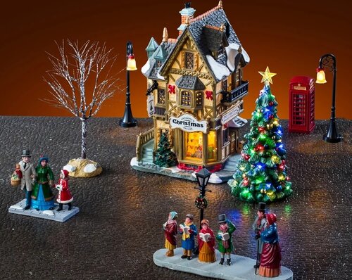 LEMAX Tannenbaum christmas shoppe set - afbeelding 1