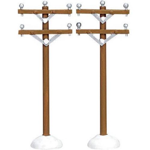Lemax Telephone Poles, Set Of 2