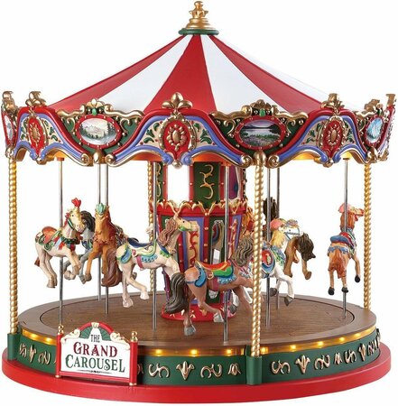 Lemax The Grand Carousel, With 4.5V Adapter