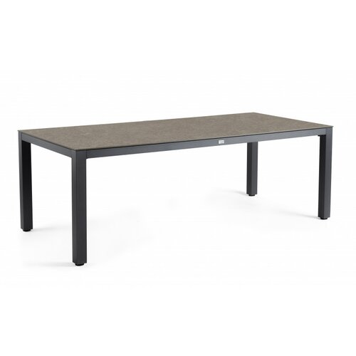 Tierra Outdoor Briga tuintafel - 220x100x73 - Dark Basalt