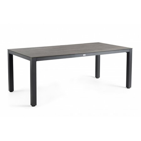 Tierra Outdoor Briga tuintafel - 220x100x73 - Forest Grey - afbeelding 1